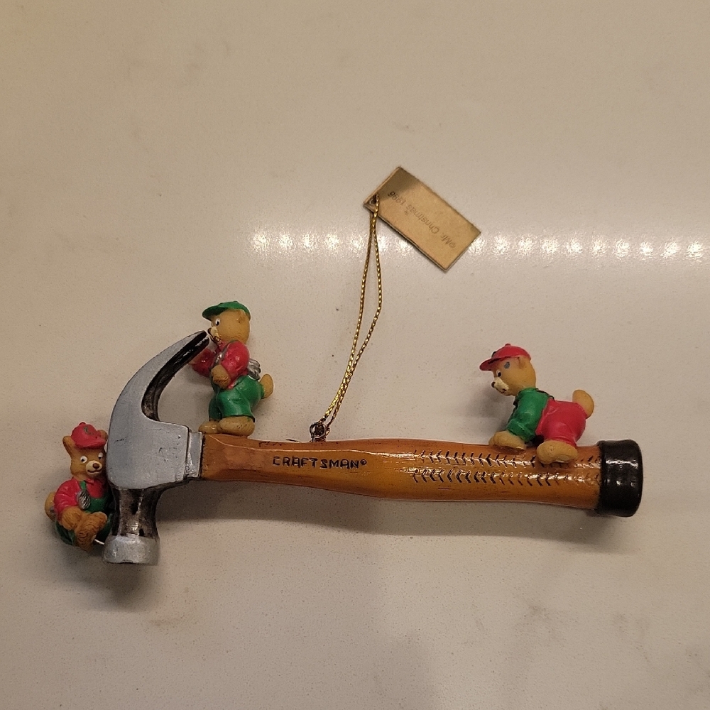 Vintage Sears Craftsman Hammer Ornament